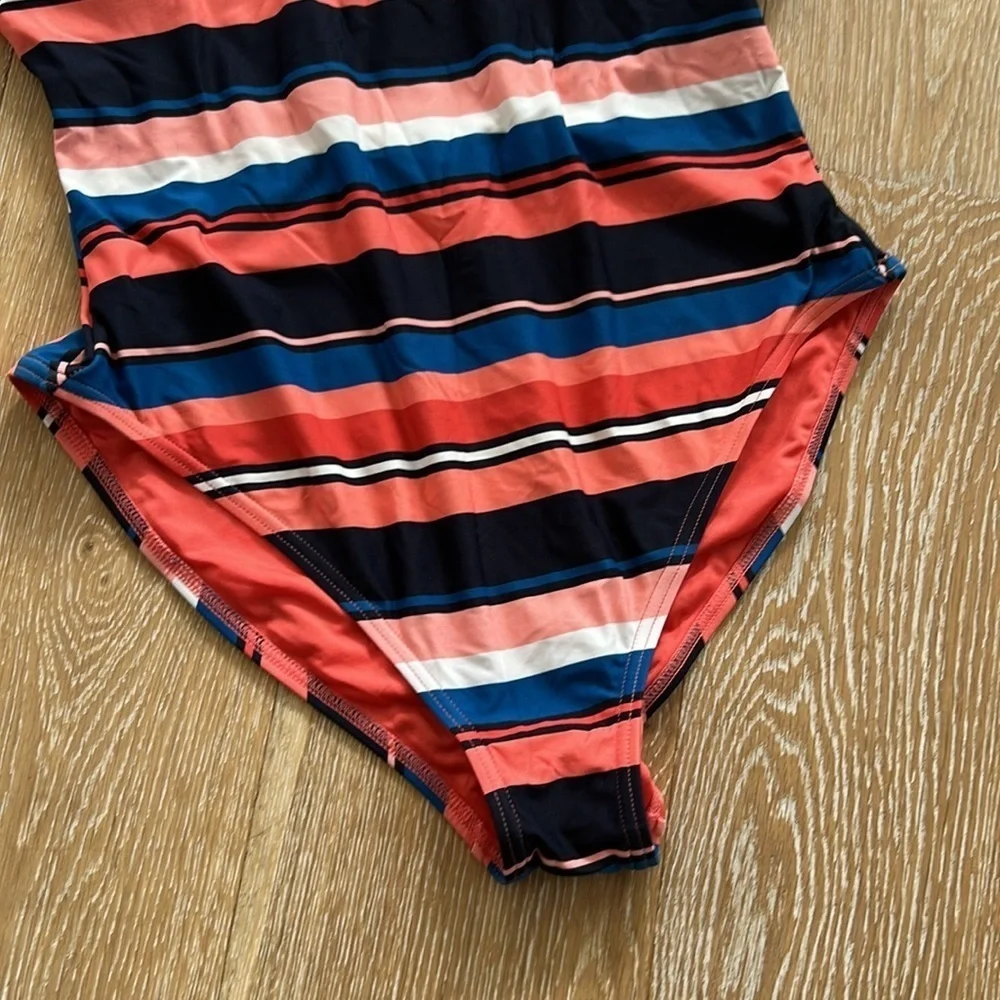 Michael Kors Chain Ring Persimmon One-piece Swimsuit